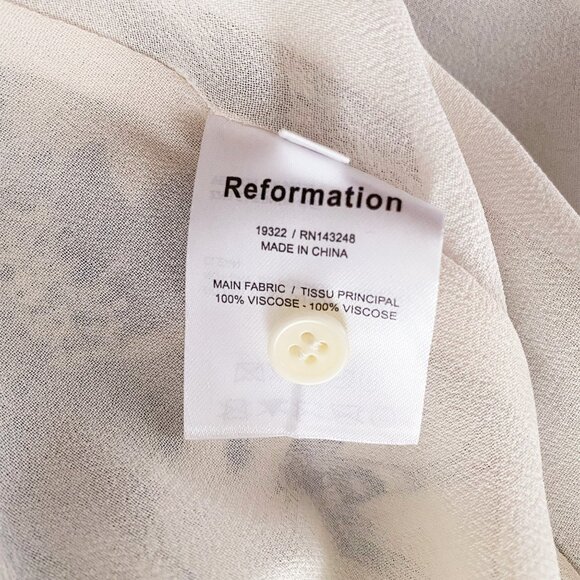 Reformation Conrad Floral-Print Minidress – Size 0 - Picture 6 of 6